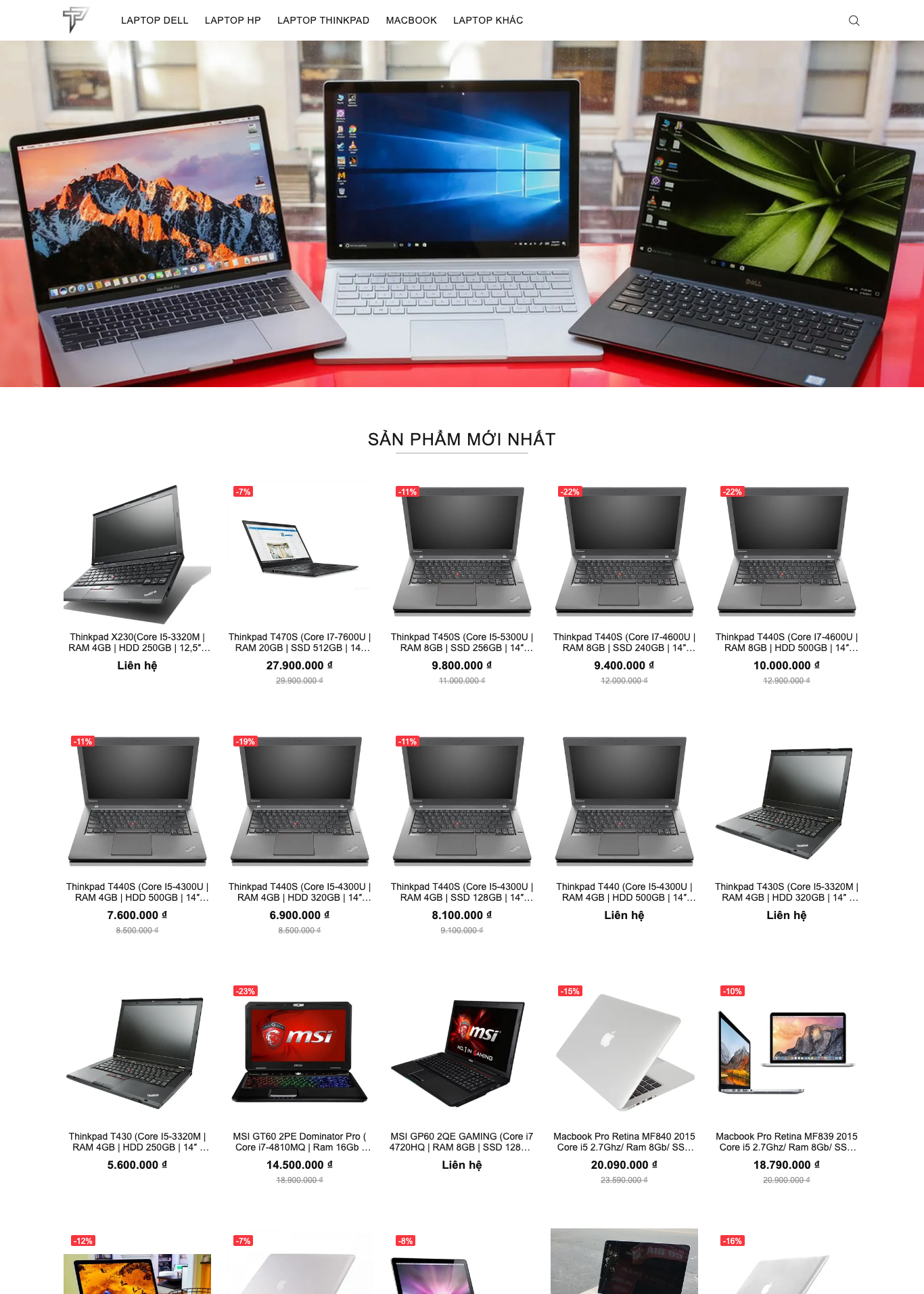 Laptop Tấn Phát